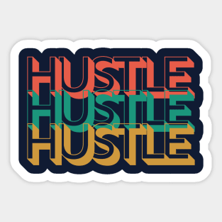 Retro Hustle Sticker